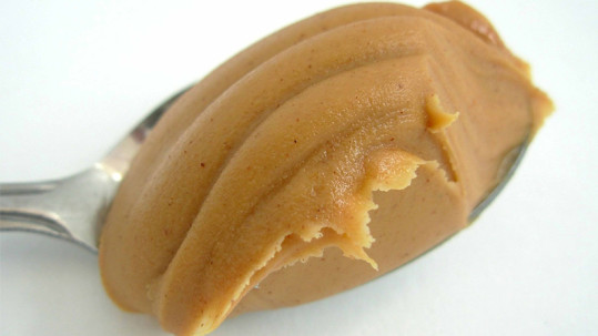 Spoon With Peanut Butter